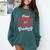 Proud Mom Of a Class Of 2025 Graduate Senior Graduation Comfort Colors Sweatshirt Blue Spruce
