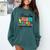 Proud Mom Class Of 2025 Kindergarten Graduate Graduation Comfort Colors Sweatshirt Blue Spruce
