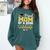 Proud Mom Of A Class Of 2026 Graduate Senior Gold Graduation Comfort Colors Sweatshirt Blue Spruce