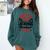 Proud Mom Of a Lacrosse Senior 2022 Graduation Comfort Colors Sweatshirt Blue Spruce