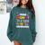 Proud MOMMY Of a 2025 Preschool Graduate Graduation Comfort Colors Sweatshirt Blue Spruce