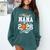 Proud Nana Of A 2026 Senior Basketball Graduation Comfort Colors Sweatshirt Blue Spruce