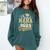 Proud Nana Of a Class Of 2025 Graduate Senior Graduation Comfort Colors Sweatshirt Blue Spruce