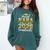 Proud Nana Of a Class Of 2026 Graduate Senior Graduation Comfort Colors Sweatshirt Blue Spruce