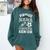 Proud Nana Of a Soccer Senior Class Of 2026 Graduation Comfort Colors Sweatshirt Blue Spruce