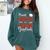 Proud Nannie Of A Class Of 2026 Graduate Senior Graduation Comfort Colors Sweatshirt Blue Spruce