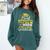 Proud Nephew Of 2025 College Graduate Family 24 Graduation Comfort Colors Sweatshirt Blue Spruce