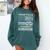 Proud Police Academy Survivor Graduation Comfort Colors Sweatshirt Blue Spruce