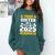 Proud Sister Of a Class Of 2025 Graduate Family Graduation Comfort Colors Sweatshirt Blue Spruce