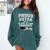 Proud Sister Of A Grad Class Of 2018 Graduation Apparel Comfort Colors Sweatshirt Blue Spruce