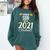 Proud Son Of A 2021 Graduate Graduation Clothes MBA PhD Comfort Colors Sweatshirt Blue Spruce