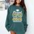 Proud Stepdad Of A 2026 Graduate Class Of Graduation Premium Tri-Blend Comfort Colors Sweatshirt Blue Spruce