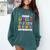 Proud UNCLE Of a 2025 Kindergarten Graduate Graduation Comfort Colors Sweatshirt Blue Spruce