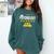 Psychology Degree Graduation Senior Celebration Grad Party Comfort Colors Sweatshirt Blue Spruce