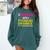 Psychology Degree Major Graduation 2024 Psychologist PsyD Comfort Colors Sweatshirt Blue Spruce