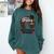 Queen Masters Degree Graduation Social Work MSW MPH Comfort Colors Sweatshirt Blue Spruce