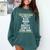 Queen MSW Social Work Masters Graduation Comfort Colors Sweatshirt Blue Spruce