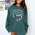 Queen PhD Doctorate Degree Graduation PsyD EdD Comfort Colors Sweatshirt Blue Spruce