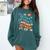 Quiet Quirky Meme Queen Introvert Anti People Meme Lovers Comfort Colors Sweatshirt Blue Spruce