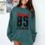Reunion 1985 Matching Graduation High School Class Of 1985 Comfort Colors Sweatshirt Blue Spruce