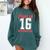 Reunion 2016 Class Of 2016 Matching Graduation High School Comfort Colors Sweatshirt Blue Spruce