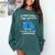 RT School Graduation Respiratory Therapist Comfort Colors Sweatshirt Blue Spruce