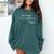 In My Salutatorian Era Quote High School Graduation Comfort Colors Sweatshirt Blue Spruce