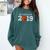 Senior 2019 Basketball Shirt Graduation Class Of 2019 Stars Comfort Colors Sweatshirt Blue Spruce