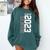 Senior 2023 Senior 23 Senior Class Of 2023 Graduation Done Comfort Colors Sweatshirt Blue Spruce