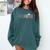 Senior 2023 American Flag USA Graduation Class Of 2023 Women Kids Men Comfort Colors Sweatshirt Blue Spruce