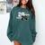 Senior 2024 Graduation Class Of 2024 Senior Women Boy Girl Comfort Colors Sweatshirt Blue Spruce