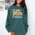 Senior 2025 Class Of 2025 Senior Graduate 2025 Graduation Comfort Colors Sweatshirt Blue Spruce