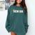 Senior 2025 Graduation 2025 Class Senior 2025 Grad Comfort Colors Sweatshirt Blue Spruce