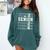 Senior 2026 Class Of 2026 Back To School Graduation Students Comfort Colors Sweatshirt Blue Spruce