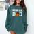 Senior 2026 Dad Basketball Graduation Comfort Colors Sweatshirt Blue Spruce