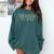 Senior 2026 Graduation My Last First Day Of Class Of 2026 Comfort Colors Sweatshirt Blue Spruce