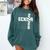 Senior 2026 Soccer Player Class Of 2026 Senior Graduation Comfort Colors Sweatshirt Blue Spruce