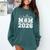 Senior 2026 Wrestling Mom Proud Senior 2026 Mom Graduation Comfort Colors Sweatshirt Blue Spruce