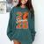Senior Basketball Class Of 2026 Crew Basketball Graduation Comfort Colors Sweatshirt Blue Spruce