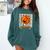 Senior Basketball Mom 2026 Basketball Graduation Comfort Colors Sweatshirt Blue Spruce