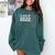 Senior Class Of 2022 Mom Graduation Comfort Colors Sweatshirt Blue Spruce