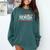 Senior Class 2026 Graduation American Flag Senior 2026 Comfort Colors Sweatshirt Blue Spruce