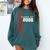 Senior Class Of 2026 Graduation Grad 26 Comfort Colors Sweatshirt Blue Spruce