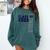 Senior Class Of 2026 Graduation Year High School & College Comfort Colors Sweatshirt Blue Spruce