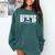Senior Dad 2026 Class Of 2026 Graduation Comfort Colors Sweatshirt Blue Spruce