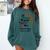 Senior Football Mom Class Of 2026 Graduation Graduate Comfort Colors Sweatshirt Blue Spruce