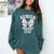 Senior Grad 2026 Class Of 2026 Senior Graduation 2026 Comfort Colors Sweatshirt Blue Spruce