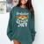 Senior Graduation Trip Cruise 2024 Retro Ship Party Cruise Comfort Colors Sweatshirt Blue Spruce