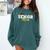 Senior Mom 2026 Class Of 2026 Graduation 26 Family Matching Comfort Colors Sweatshirt Blue Spruce