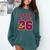 Senior Mom 2026 Proud Senior Mom Class Of 26 For Graduation Comfort Colors Sweatshirt Blue Spruce